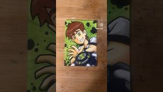 Ben 10 👽 artisttradingcard sketchcard ben10 drawing art cartoonnetwork fanart cardart [upl. by Navoj]