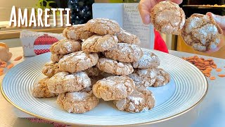 AMARETTI MORBIDI CALABRESI facilissimi alle Mandorle 🍪 di Tutti a tavola [upl. by Sielen]