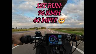 Ebike Goes 63 MPH [upl. by Aneema747]