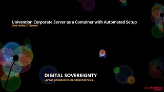 Univention Corporate Server as a Container with Automated Setup  Gino Harlos [upl. by Chenee]