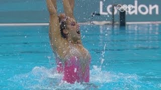 Synchronized Swimming Duets  Technical Routine Heats  London 2012 Olympics [upl. by Joappa]