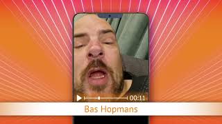 TV Oranje app videoboodschap  Bas Hopmans [upl. by Chee]