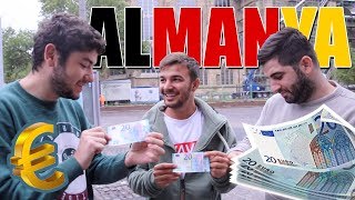 ALMANYADA 20 EURO İLE BİR GÜN GEÇİRMEK  KAÇAK TREN [upl. by Annairol855]