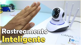 FUNÇÃO RASTREAMENTO DE PESSOAS CÂMERA IP YOOSEE MODELO A75 [upl. by Nareht]