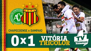 CHAPECOENSE 0 x 1 SAMPAIO  Vitória Tricolor fora de casa [upl. by Mckay]