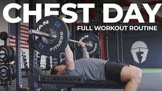 Full Chest Workout Routine Sets and Reps  Titan Fitness [upl. by Lardner]