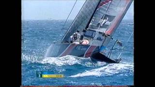 2007 Americas Cup Race 7  Alinghis Defense [upl. by Anirdnaxela]