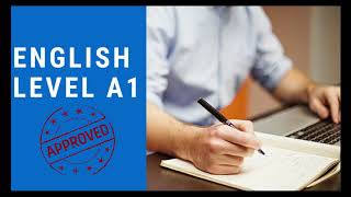 English Level A1 Test Approved Tracktest Part 1 [upl. by Tlaw727]