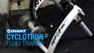 Giant Cyclotron Fluid ST Trainer Setup Spinning Noise Teardown Review [upl. by Ran]