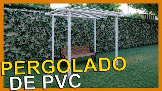 Faça você mesmo um Pergolado de PVC  Rápido Barato e Fácil  DIY [upl. by Annayhs]