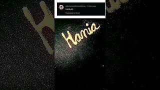 Haniatag your name ytshorts shorts handwriting calligraphy comment gungunsinghcs1zi [upl. by Revlys]