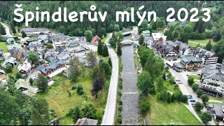 Špindlerův Mlýn 🇨🇿 Spindlermühle  Szpindlerowy Młyn  Summer 2023  DJI Mavic 3 [upl. by Wehrle478]