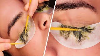 Eyelashes Extensions Deep Cleaning [upl. by Yentihw]