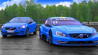 Volvo S60 Polestar Race Car Vs Road Car  Fifth Gear [upl. by Notgnihsaw]