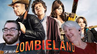 My Mom Watches ZOMBIELAND 2009  Movie Reaction  First Time Watching [upl. by Ahselet]