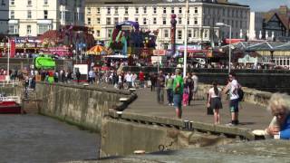 Holiday makers at Bridlington Harbour [upl. by Ximena956]