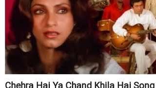 Song Chehra Hai Ya Chand Khila Hai Sagar 1985Singer Kishore Kumar [upl. by Eemyaj756]