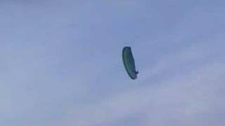 paragliding wingover goes wrong [upl. by Ahsilac]