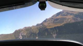 Altiport Courchevel approach and Landing HD [upl. by Ellehcen]