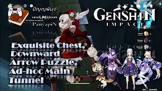 Exquisite Chest Downward Arrow Puzzle Adhoc Main Tunnel  Genshin Impact [upl. by Hephzipah]