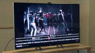 Sony Bravia KDL55W955B TV unboxing  flagship Sony 2014 TV [upl. by Meek]