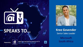 AI Expo Africa 2018  KREE GOVENDER  MICROSOFT SOUTH AFRICA  PLATINUM SPONSORS [upl. by Loren]