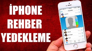 İPHONE REHBER YEDEKLEMEKİŞİLERİ SİME AKTARMA [upl. by Haeel]