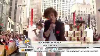 One Direction  What Makes You Beautiful  Live on the Today Show [upl. by Anaili]