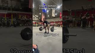 CrossFit workout 5 rounds for time workout motivation crossfit fitness gym [upl. by Ojillib197]