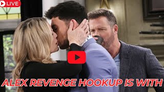 Alex revenge hookup is with  Days of our Lives Heartbroken Alex’s Rebound Revenge Romance [upl. by Zonda]