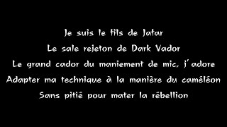 IAM  LEmpire du côté obscur paroles [upl. by Mueller]