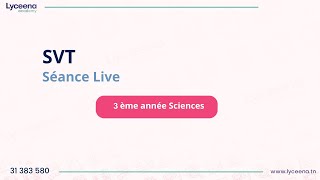 3ème année sciences  SVT  Séance Live [upl. by Adabel121]