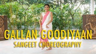 Gallan Goodiyaan Dance  Easy Steps  Easy Sangeet Choreography [upl. by Mozes]