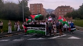 Mendillorrik Palestina gogoratu du jaien hasieran [upl. by Adiuqram130]