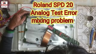 Roland SPD 20 Analog Test Error  Roland Octapad mixing problem  SK radio [upl. by Brigida]