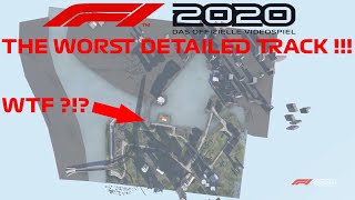 The WORST detailed TRACK in F1 2020 GAME  EXPLORING F1 2020 Tracks [upl. by Anifares]