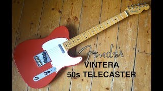 FENDER VINTERA 50s TELECASTER [upl. by Innig494]