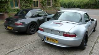 BMW Z3 28 Roadster with Modified Eissenmann exhaust  EPS Uitlaten BV [upl. by Ococ]