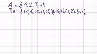 Mathematik für Informatik Studenten 24  Mengenlehre  Äquivalenzrelation [upl. by Ngo17]