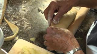 How to Crimp a Cornish pasty [upl. by Atisusej]