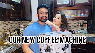 OUR NEW COFFEE MACHINE  VLOG 85 [upl. by Kendy728]