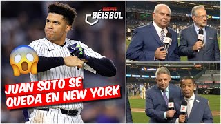 Juan Soto SE VA A QUEDAR en Nueva York pero NO en los Yankees  ESPN Beisbol [upl. by Schrader597]