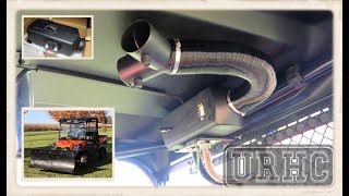 Vevor 8kw Diesel Heater First Look And Mounting It In My Kubota Gizmo 850 [upl. by Augustus]