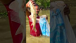 Fishing video  Monster Big Fishing by Village Fisherman with Polo shorts [upl. by Eurd815]