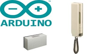 Arduino avviso citofono e campanello porta tramite sms SIM800L [upl. by Elagibba887]