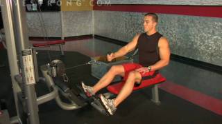 How to Do One Arm Seated Row Exercises [upl. by Ynaffyt]