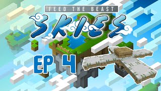 FTB Skies Ep 4 Create Start [upl. by Matthiew589]