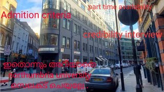 Northumbria university london campuscredibility interview details Admission criteria [upl. by Ocirema]