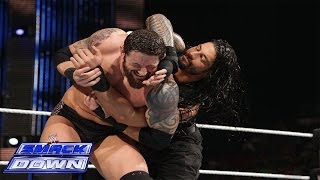 Roman Reigns pinned for the first time in WWE 11on3 Handicap Match Raw Sept 23 2013 [upl. by Noirad]