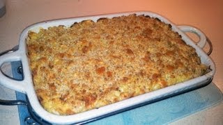 How to make home made baked Macaroni and Cheese with Ham [upl. by Eb601]